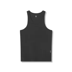 Heat Sealed Edges Stay Cool 0924. Supima? Essential Slim Tank - Black
