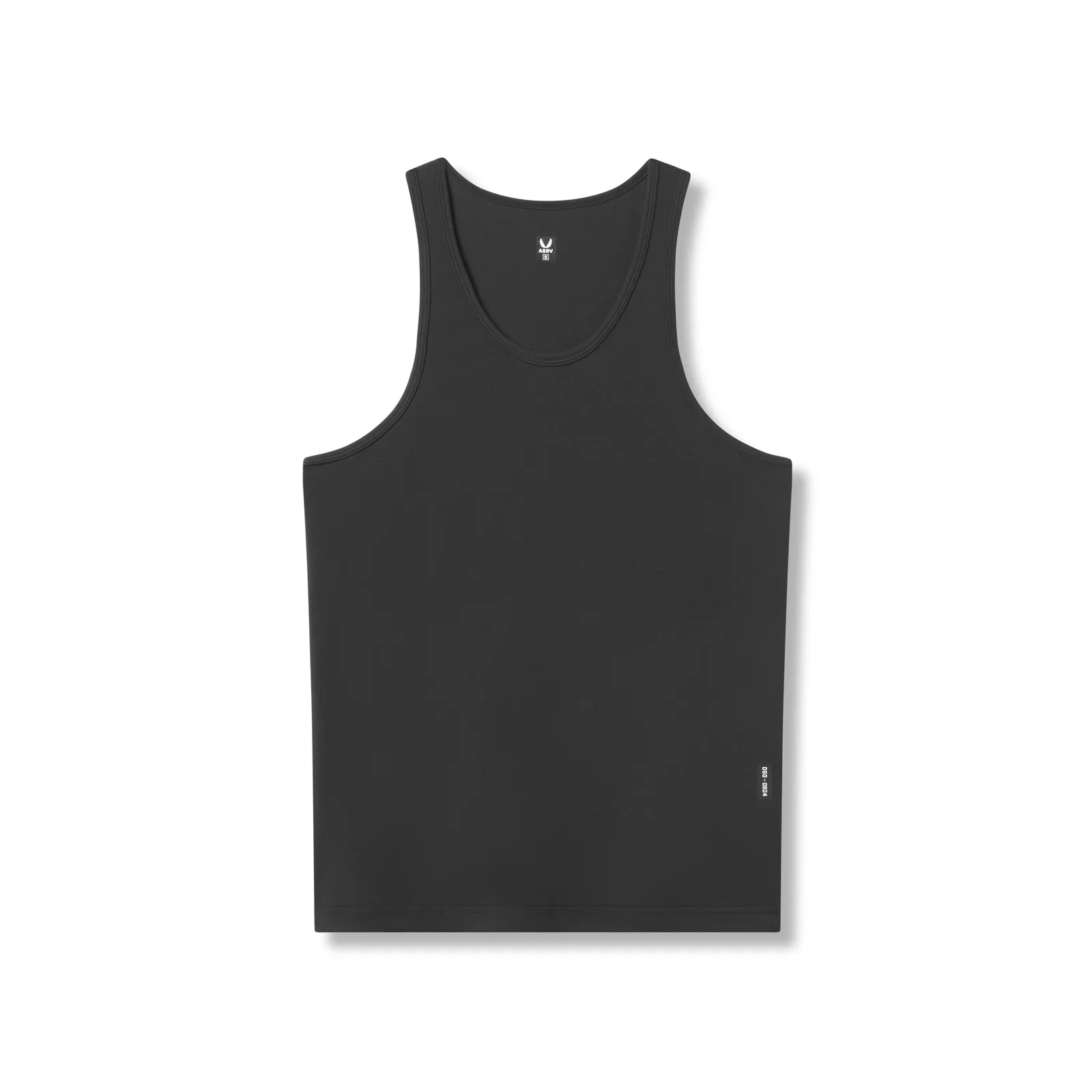 Heat Sealed Edges Stay Cool 0924. Supima? Essential Slim Tank - Black