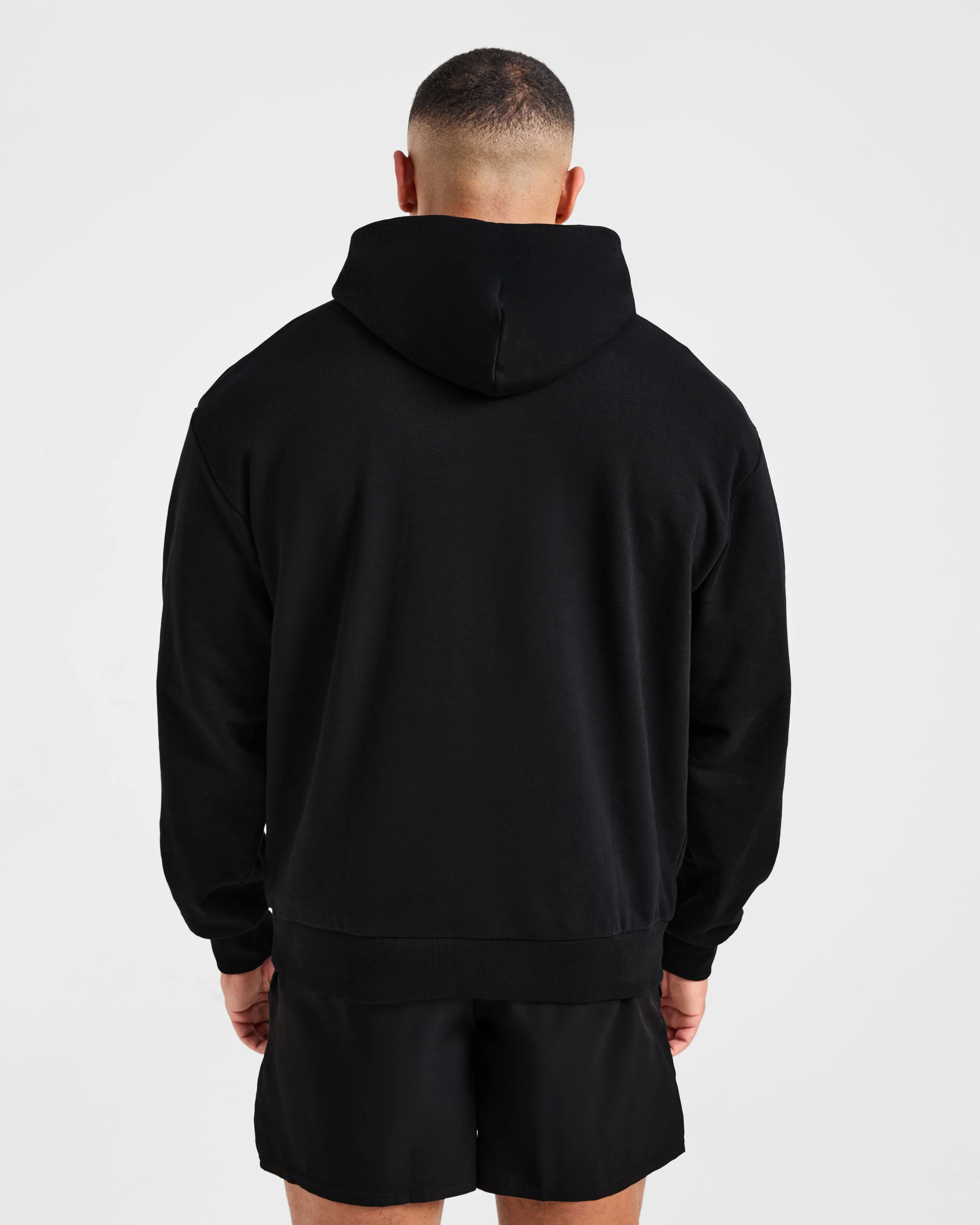 Craft Oversized Hoodie - Black Llama like Street Look