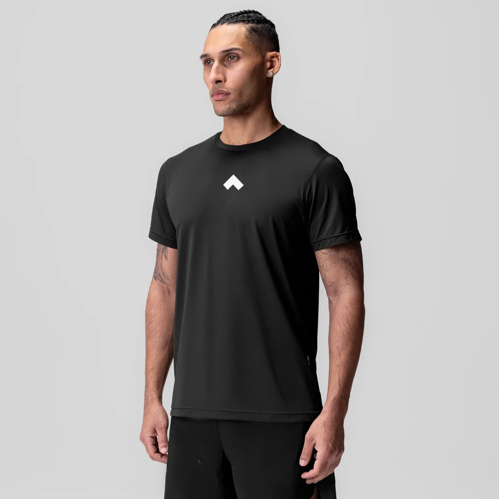 Hygroscopic Fiber ASRV x Tonal AeroSilver? Essential Tee - Black