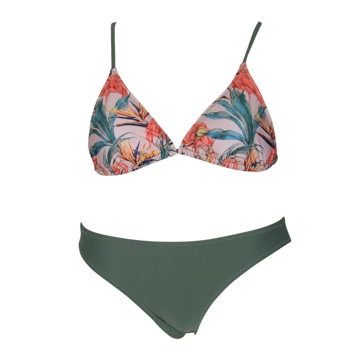 Side-Tie Quick Release Buckle Closure LADIES SWIMMING BIKINI SET