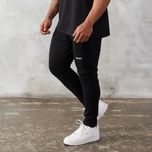 Anti Snag Fabric Vanquish Essential Black Tapered Fit Sweatpants