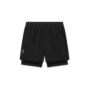 1028. Aerotex? Bonded 7" Liner Short - Black Weekend Outfit High-End Option