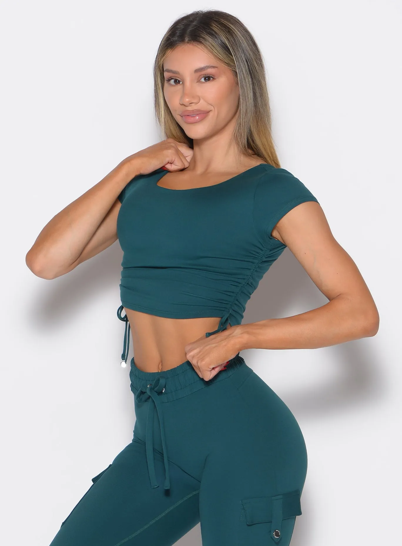 Scrunch Fit Bra-Tee Cool-down Runners of all levels