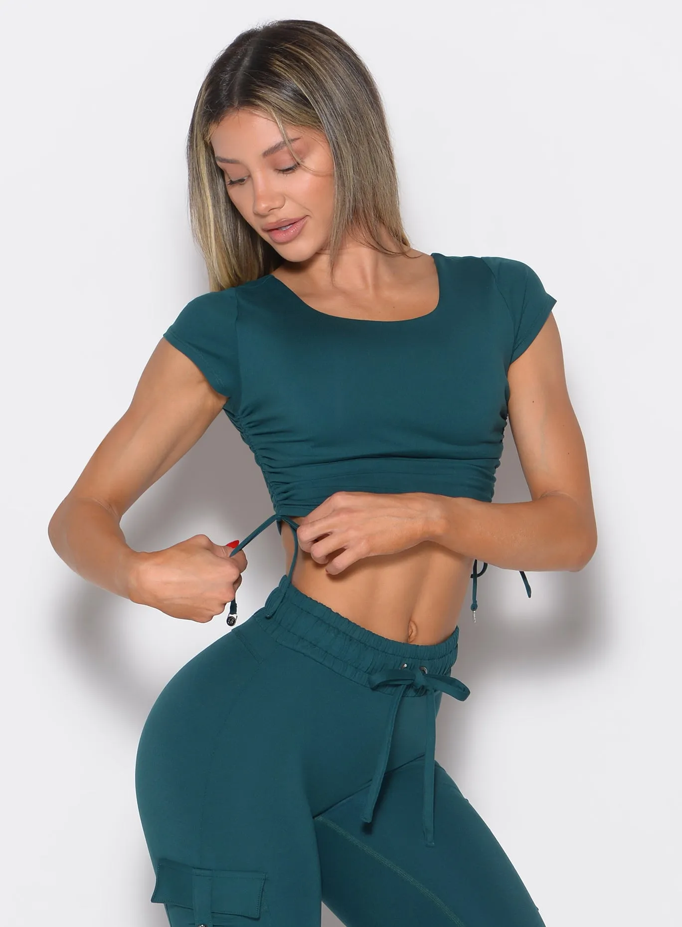 Scrunch Fit Bra-Tee Joint Support Elastic Fabric