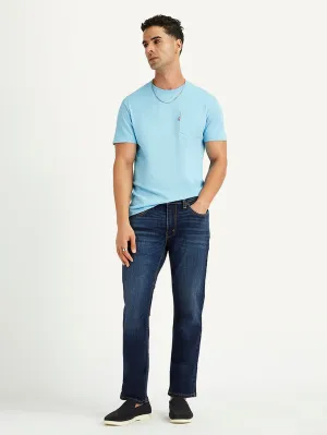 Minimalist Style Festival Outfit Loose Men's 511 Blue Slim Fit Mid Rise Jeans
