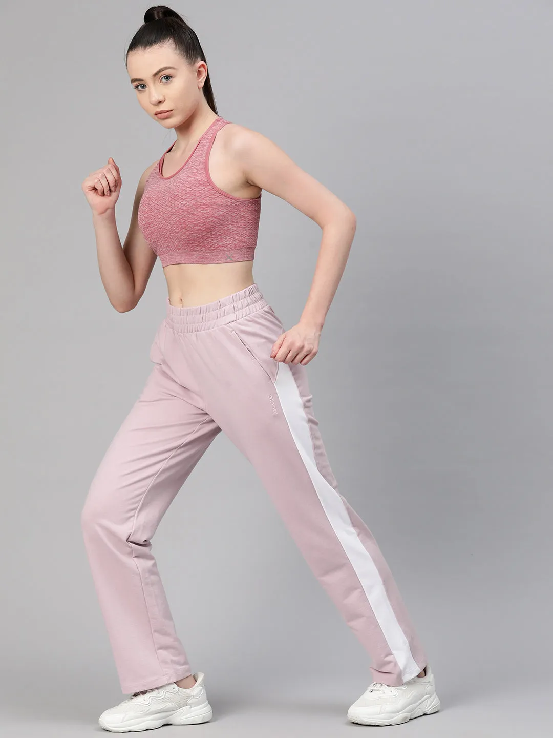 TearResistantPanels MultiPocketSystem Alcis Women Solid Regular-Fit Track Pants