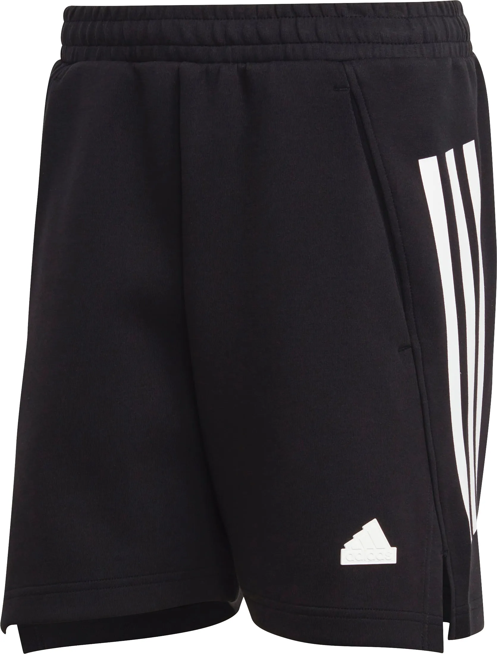 adidas Future Icons 3 Stripes Mens Shorts - Black Modern Design