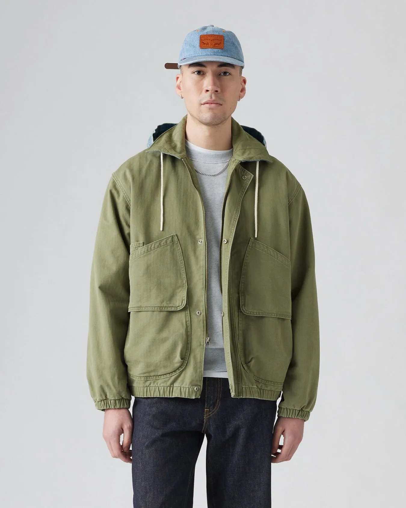 Breathable Fit Levi's? Duboce Hooded Work Jacket - Found A Four Leaf Clover