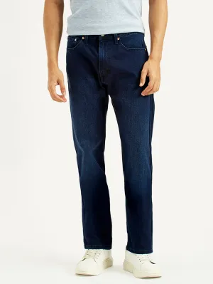 Modern Minimalist Creative Look Home Comfort Men's 505 Indigo Straight Fit Mid Rise Jeans