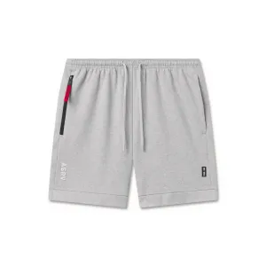 WaterResistantFinish Layered Cuff Design 0921. Tech Essential? Sweat Short - Heather Grey