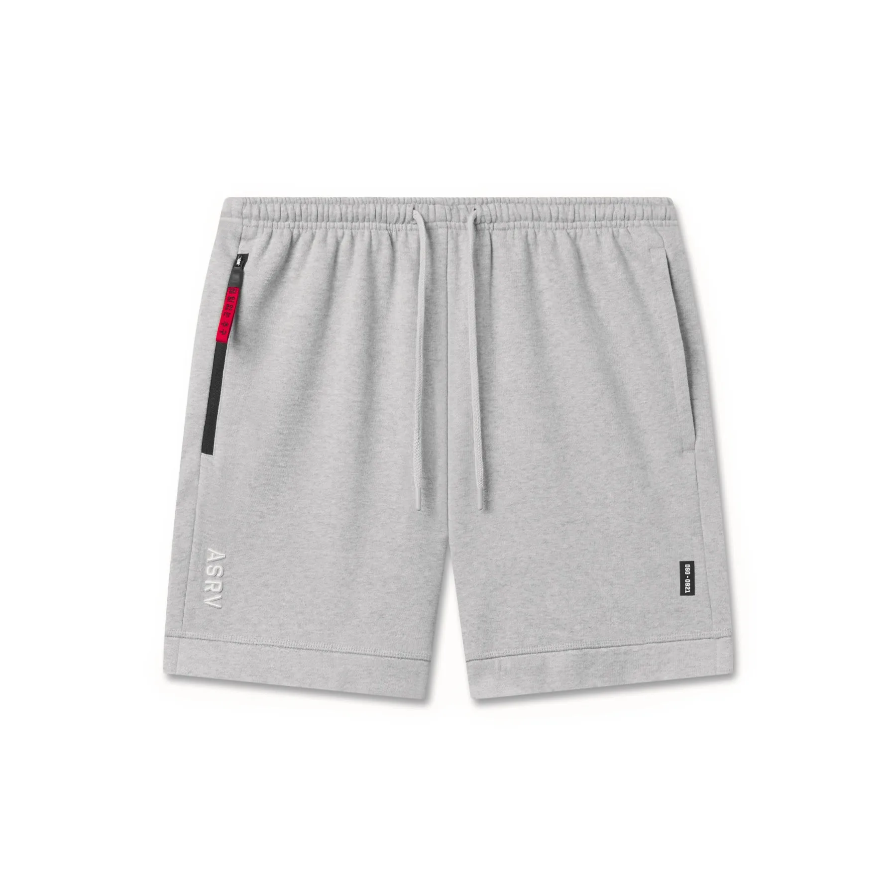 WaterResistantFinish Layered Cuff Design 0921. Tech Essential? Sweat Short - Heather Grey