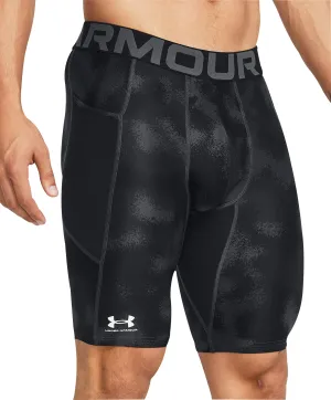 Flexible Material Practical Wear Under Armour HeatGear Long Mens Compression Short Tights - Black