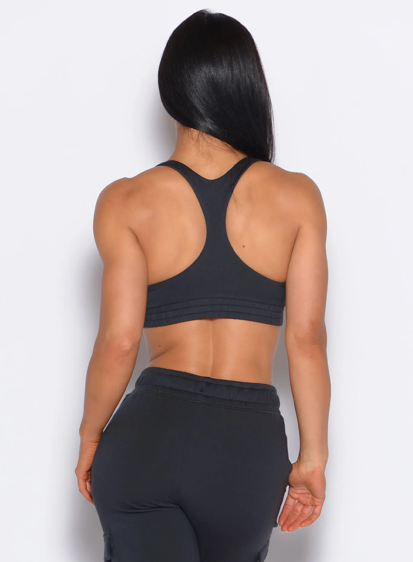 Stretchable Fabric Sweat Lounge Bra