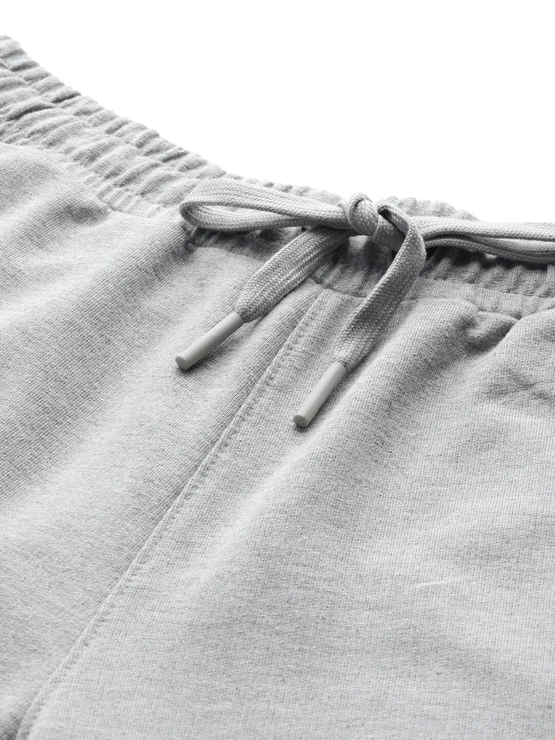 Alcis Men Grey Solid Drytech  Slim-Fit Track Pants Classic Elegance