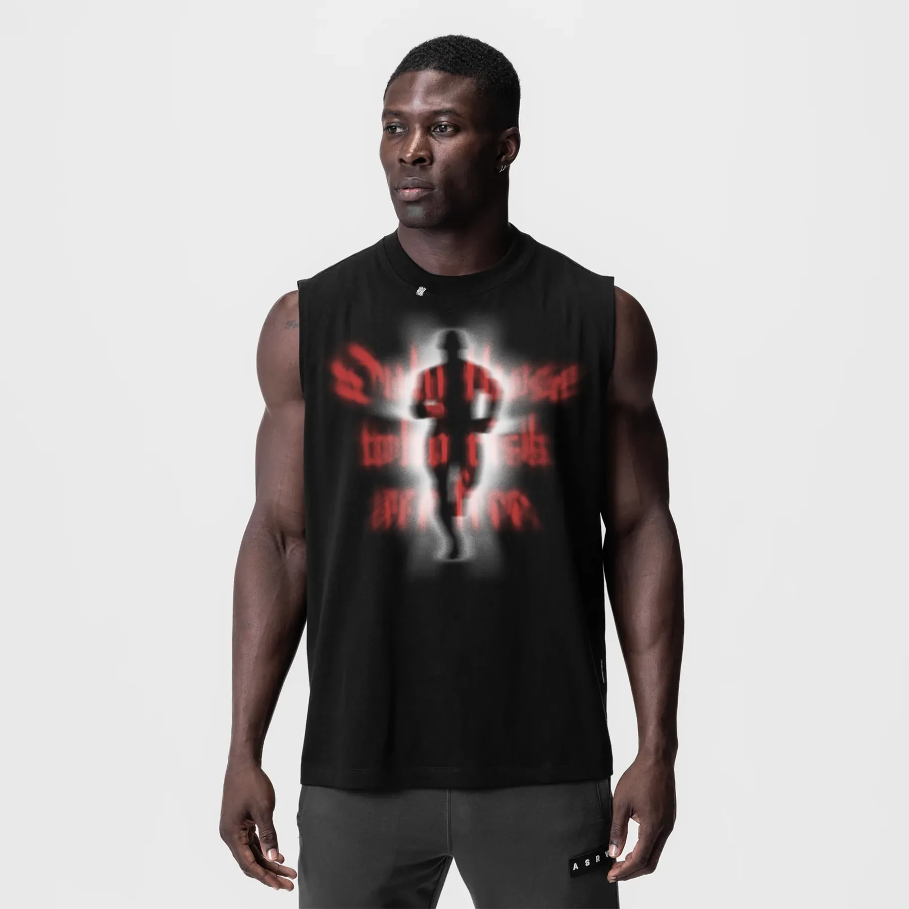 professional users Body Mapped Vent Zones 0807. Tech Essential? Relaxed Cutoff - Black "Ghost Runner"