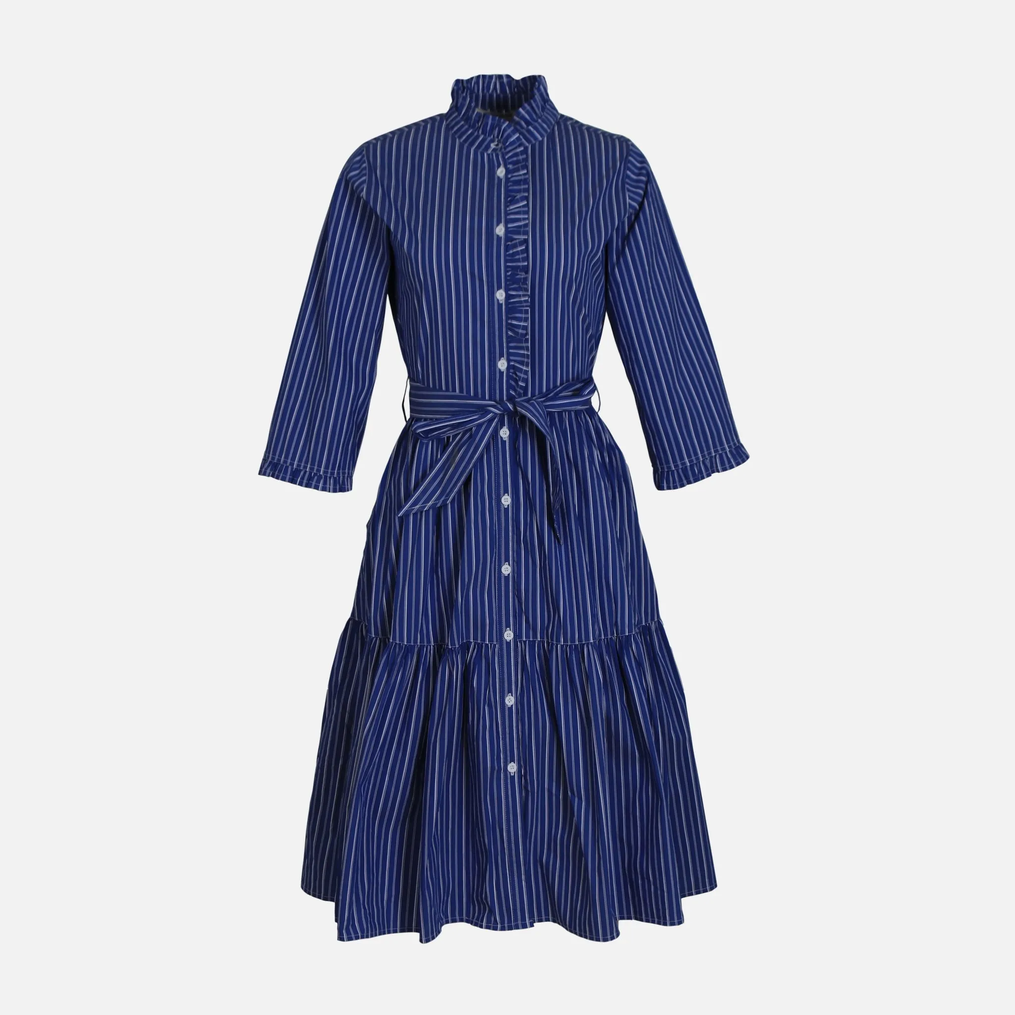 WOMEN SHORT SLEEVE LONG DRESS HighVisibility Jewel tone