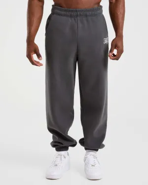ReinforcedSeams Loose Fit Academy Oversized Joggers - Charcoal
