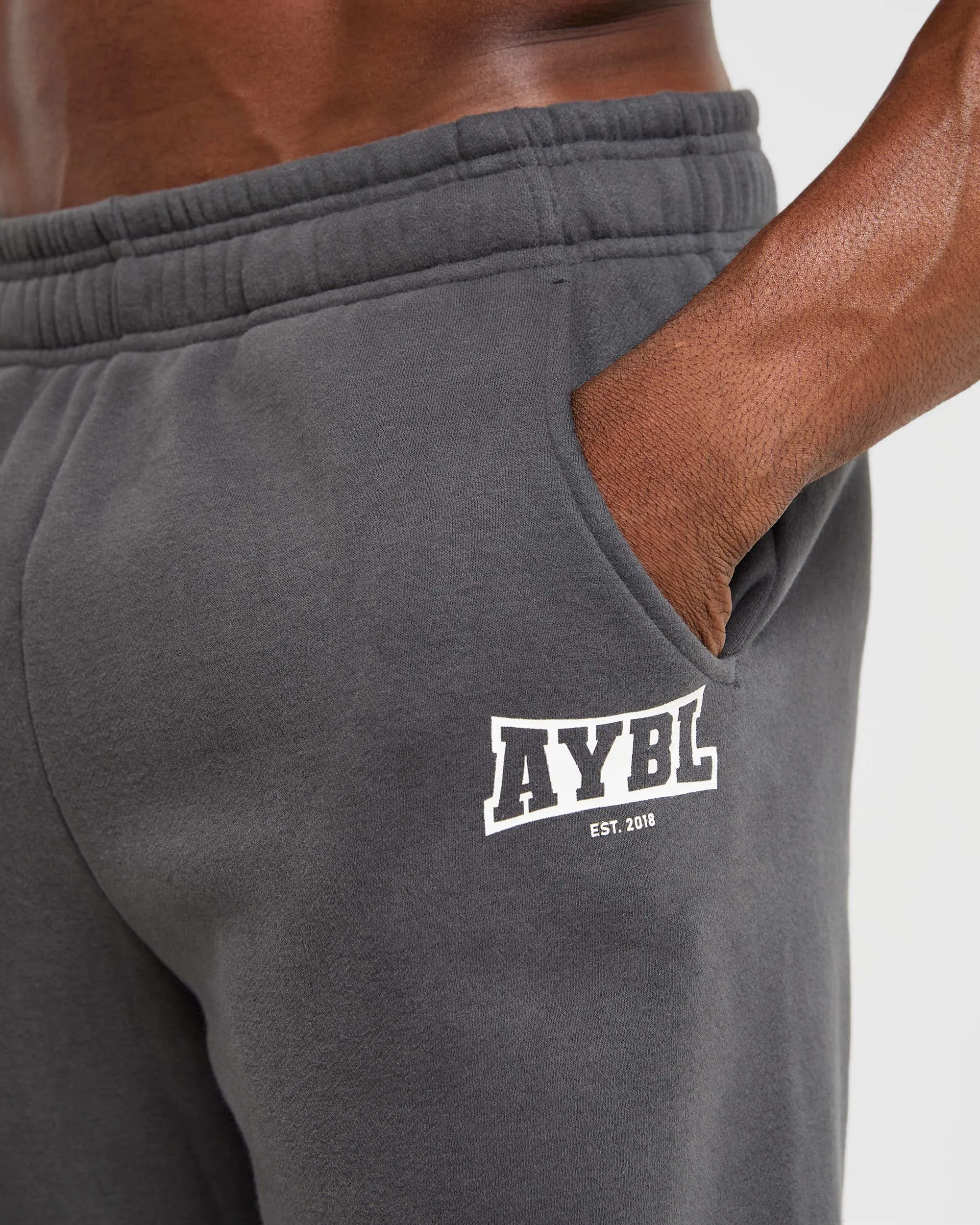 Versatile use Academy Oversized Joggers - Charcoal
