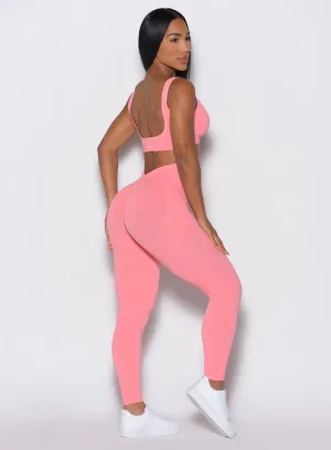 V Seamless Leggings Mesh Panel Studio Practice