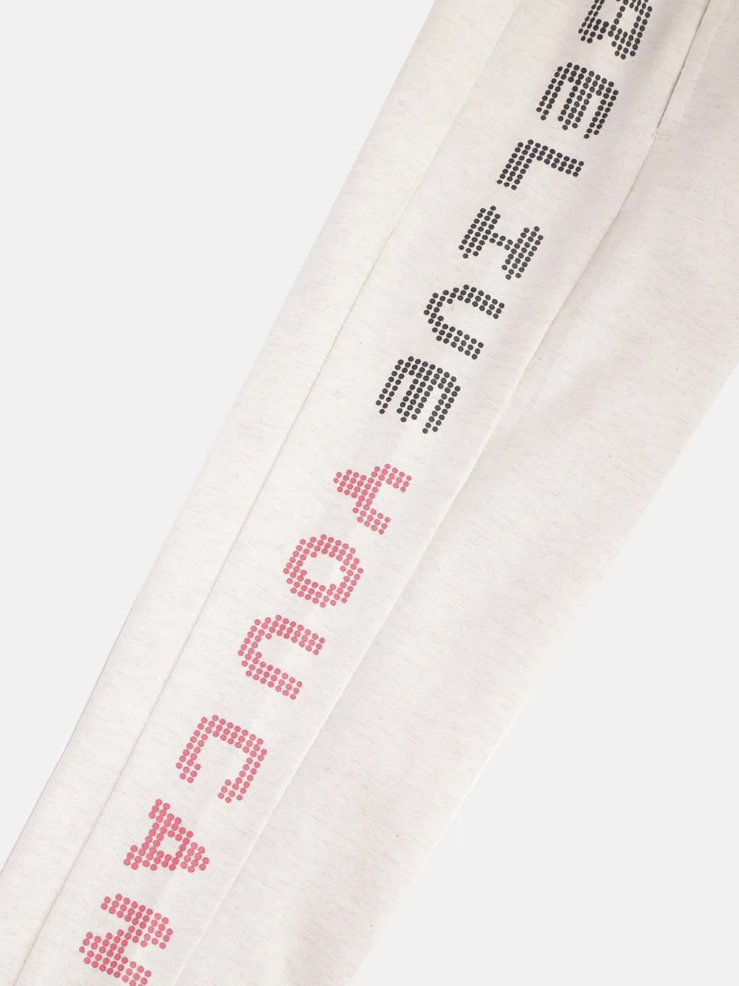 Comfort Seeker Soft Touch Alcis Girls Solid Grey Melange Joggers