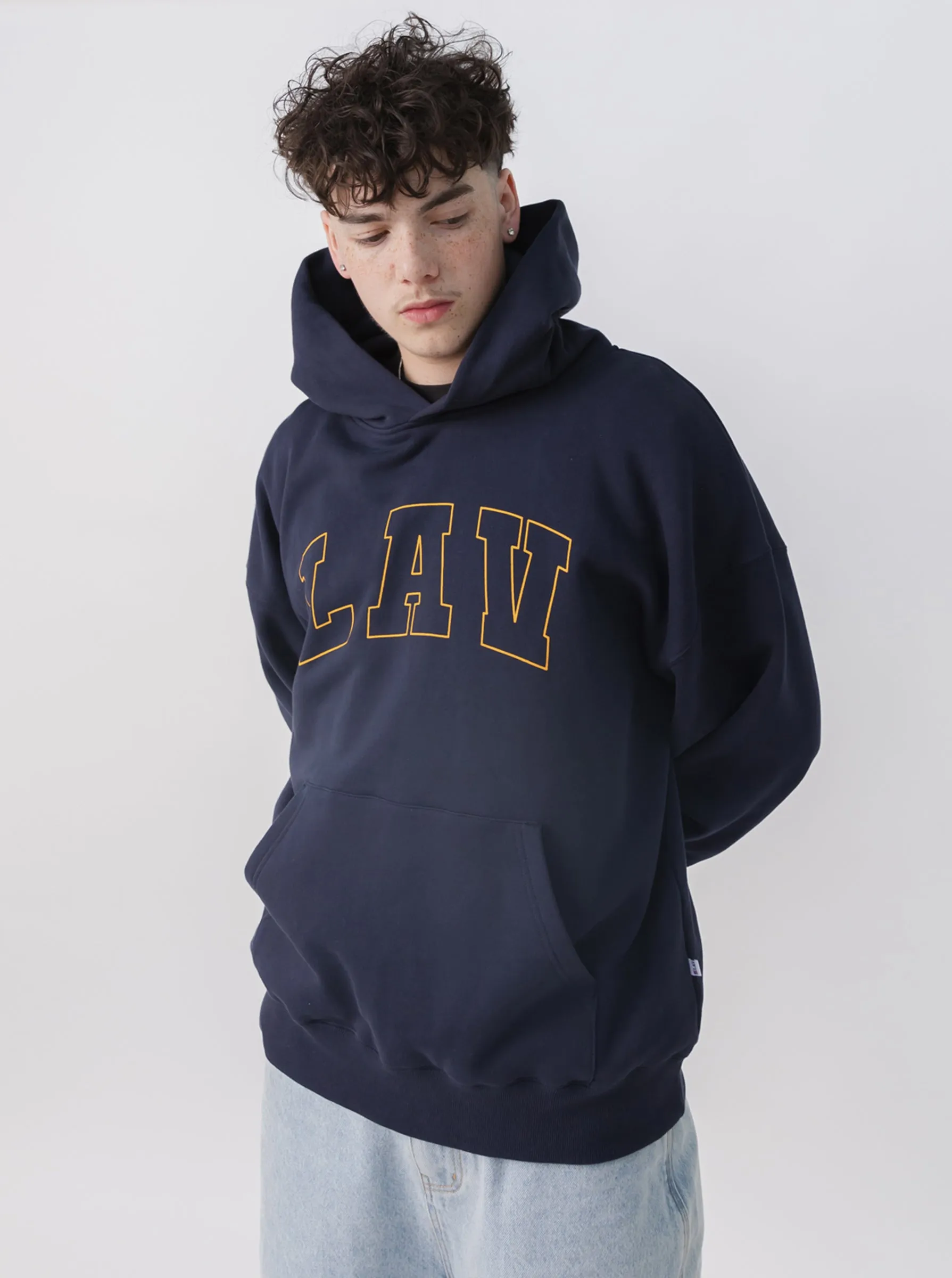 LAV Hoodie Stretch Knit Construction Wombat like