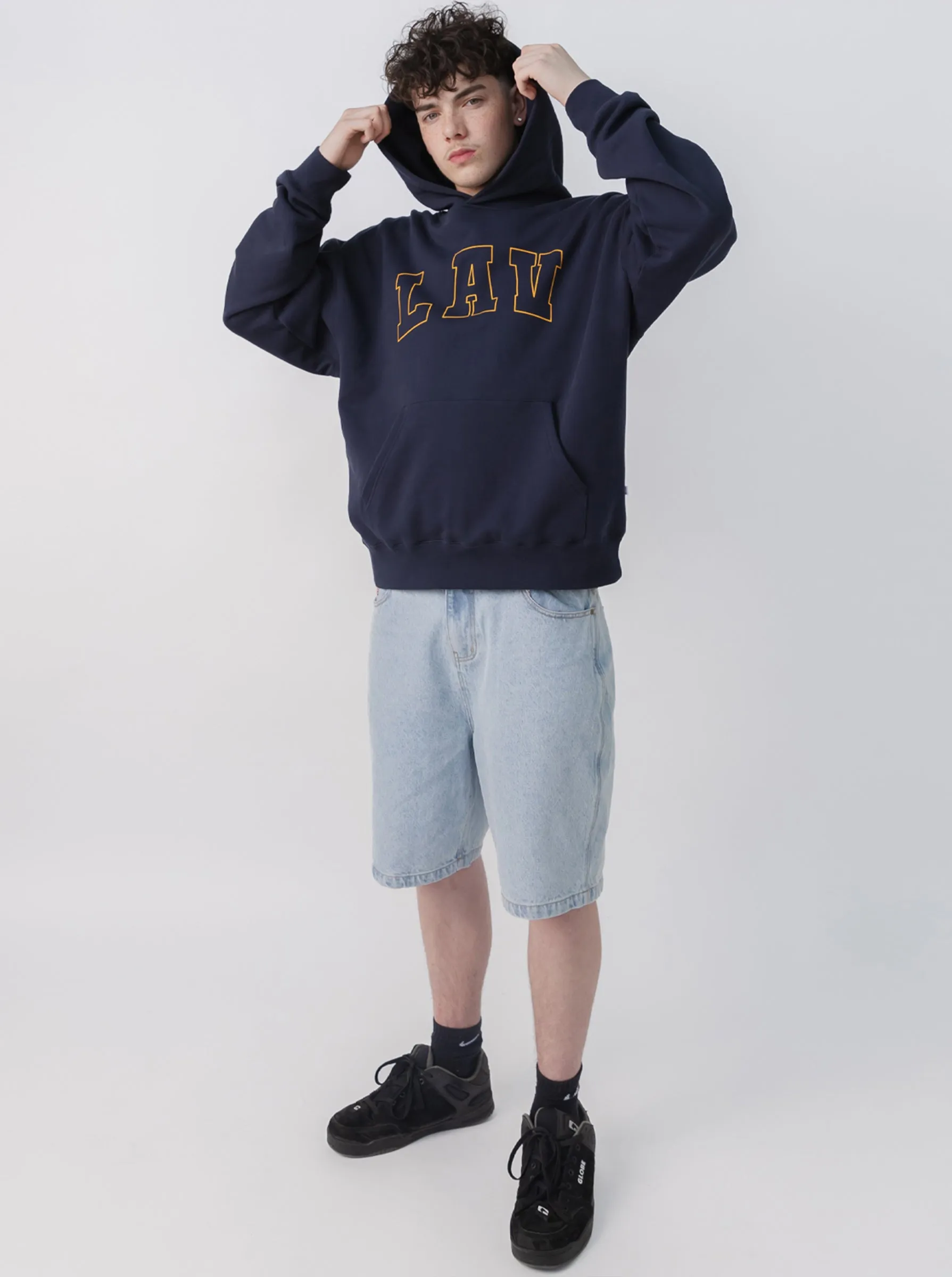 LAV Hoodie snow holiday Flatlock Seams