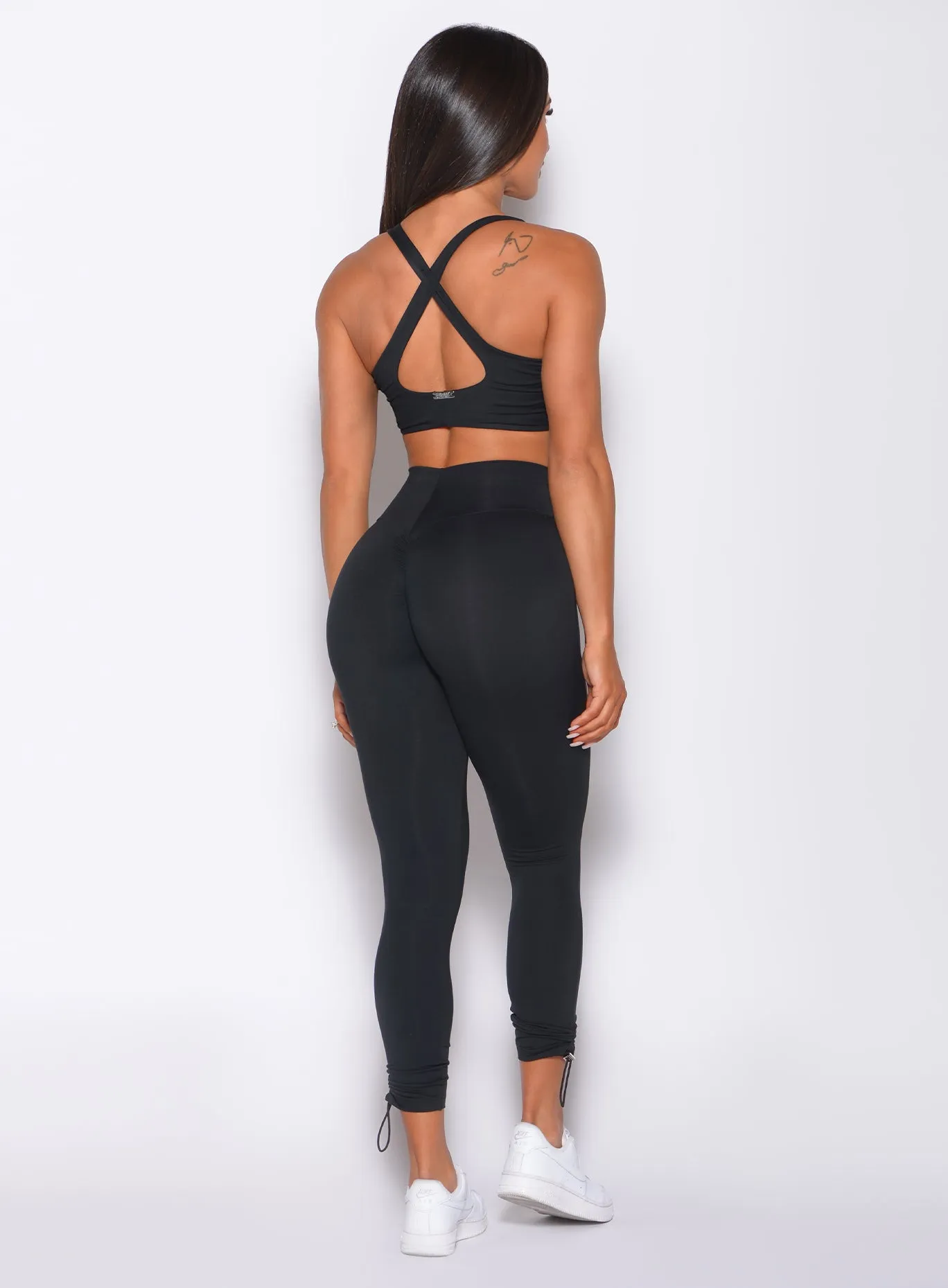 Petite Size Work Commute Contour Toggle Leggings