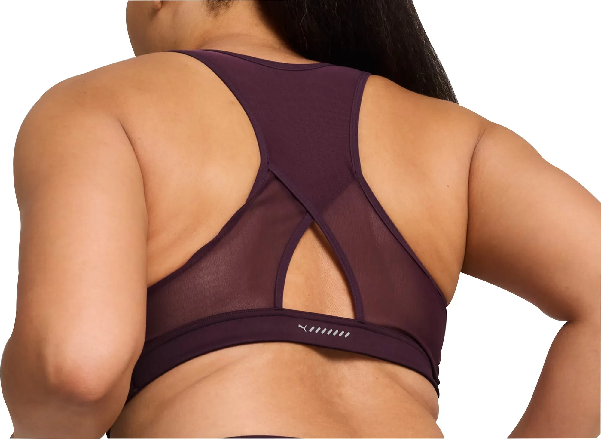 Puma 4KEEPS Womens Running Sports Bra - Purple layering Seamless Feel