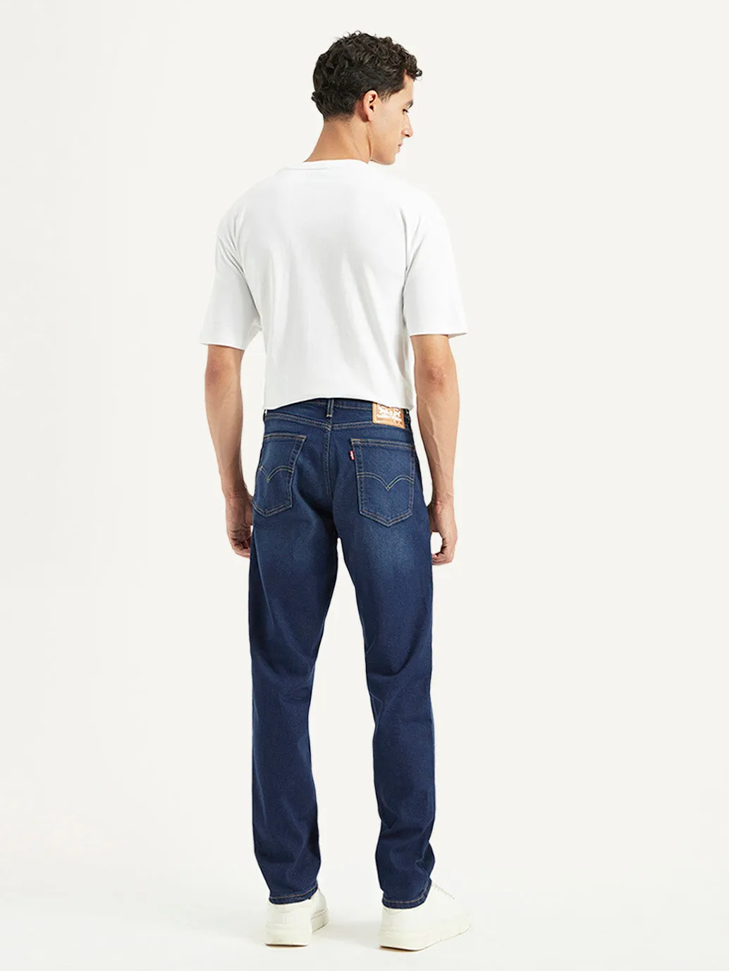 Men's 550'92 Dark Blue Loose Fit Mid Rise Jeans Simple Touch Effortless Style