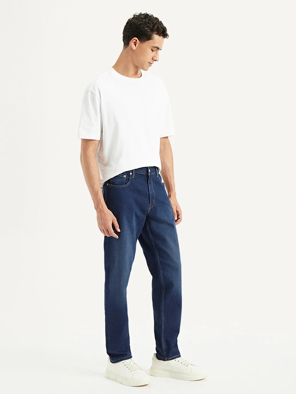 Urban Look Men's 550'92 Dark Blue Loose Fit Mid Rise Jeans