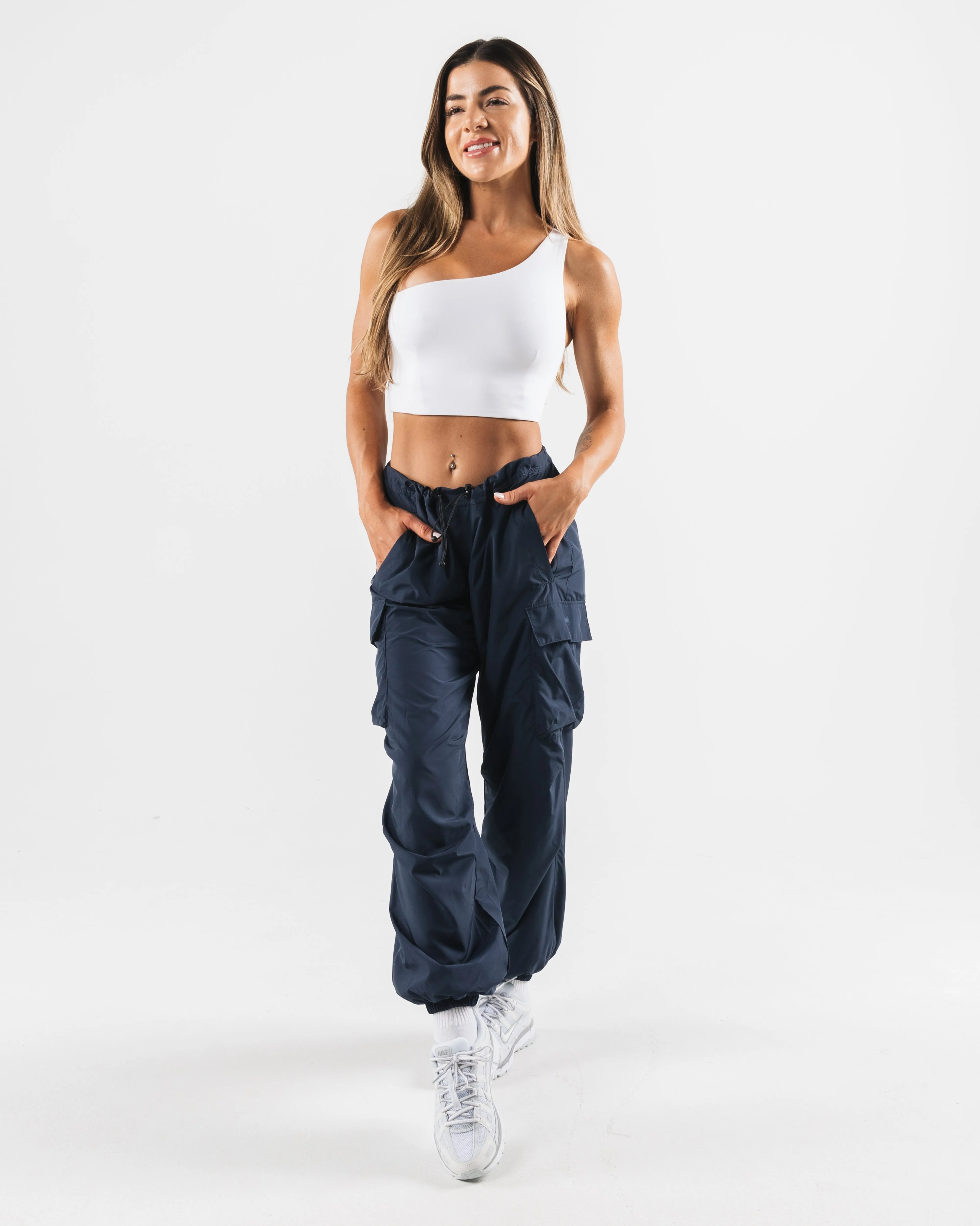 Vale Bra - White Flexible structure Orange sports apparel