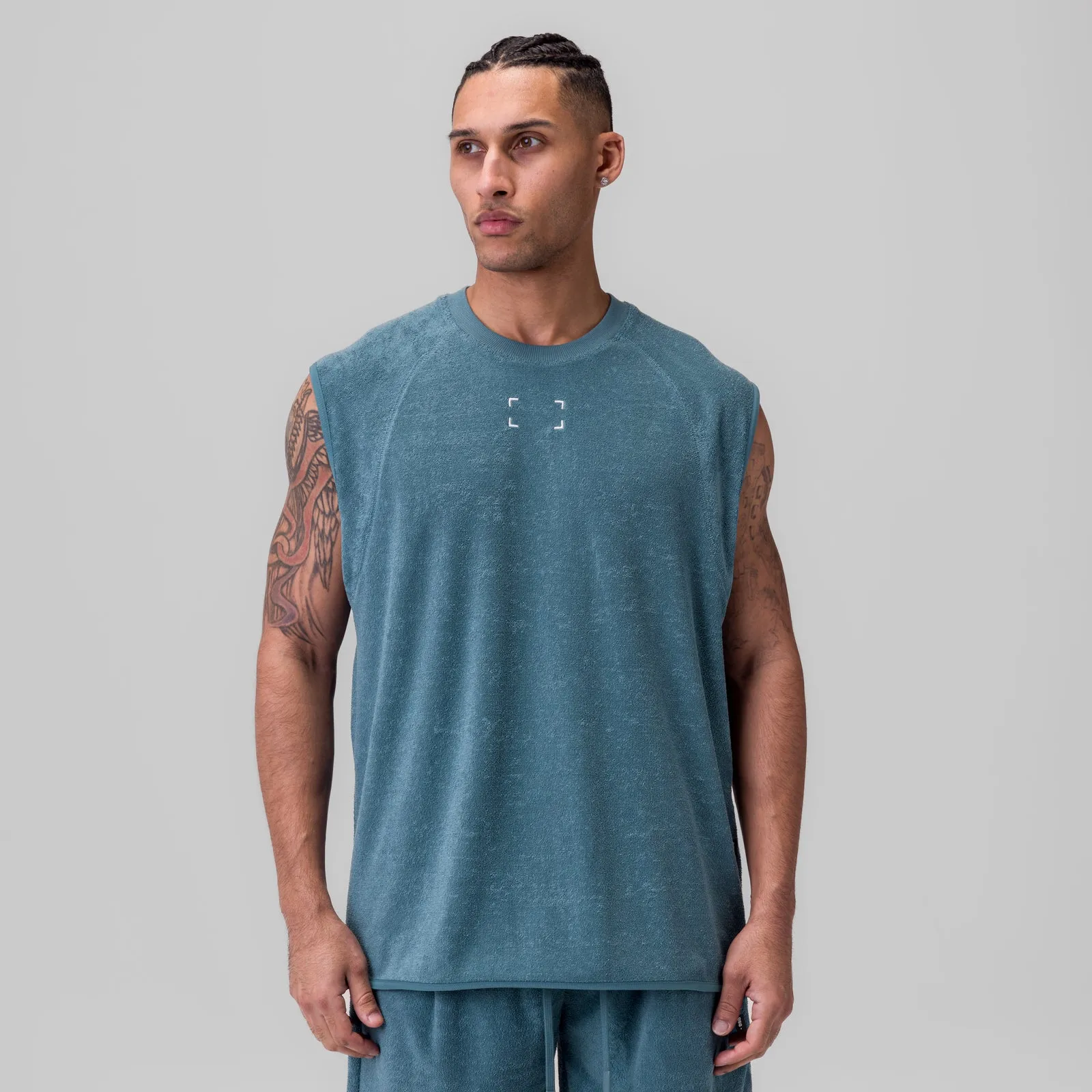 Abrasion Resistant Surface 1092. Towel Terry Cutoff - Storm