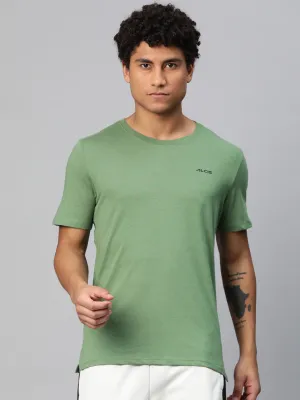 Alcis Men Typography Printed T-shirt RollUp Sleeves King Mode