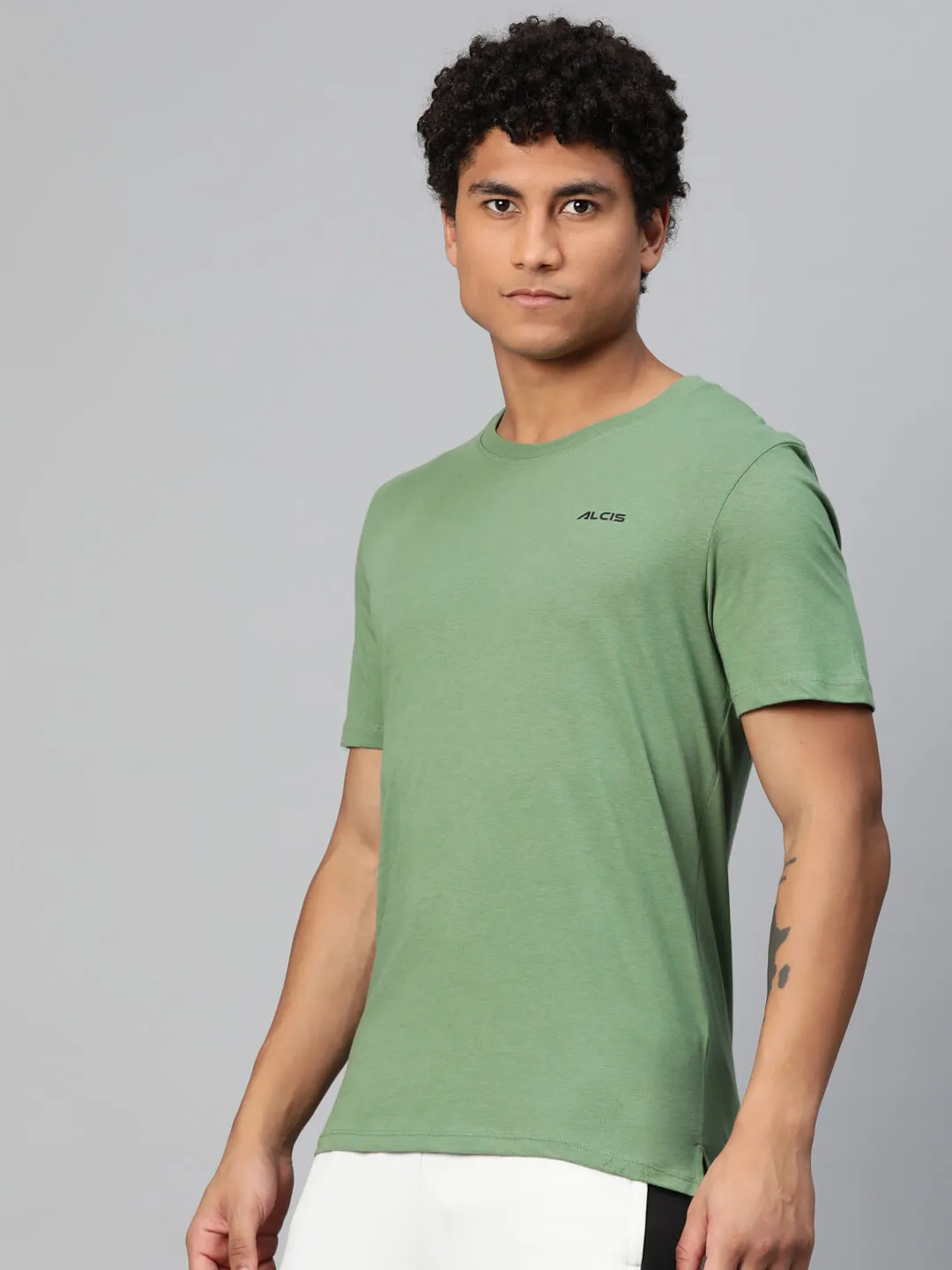 Alcis Men Typography Printed T-shirt Winner Vibe UV Protection