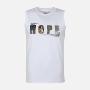 MEN VEST ROUND NECK REGULAR FIT ReinforcedHems
