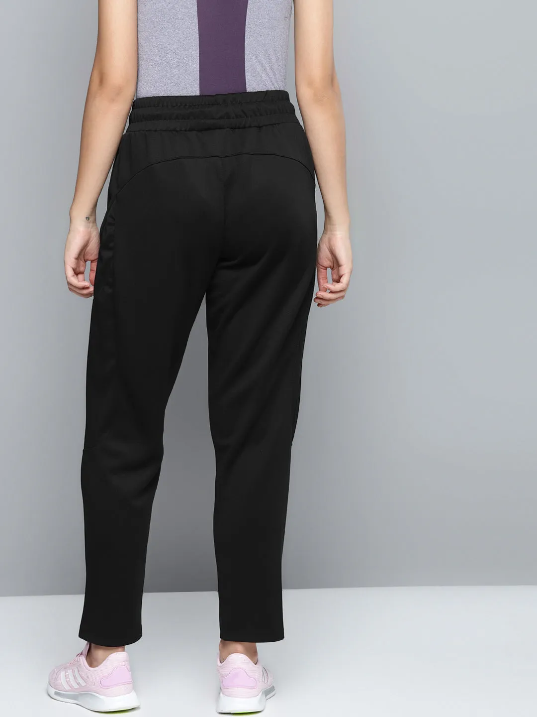 All Time Use Alcis Women Black Solid Slim Fit Track Pants