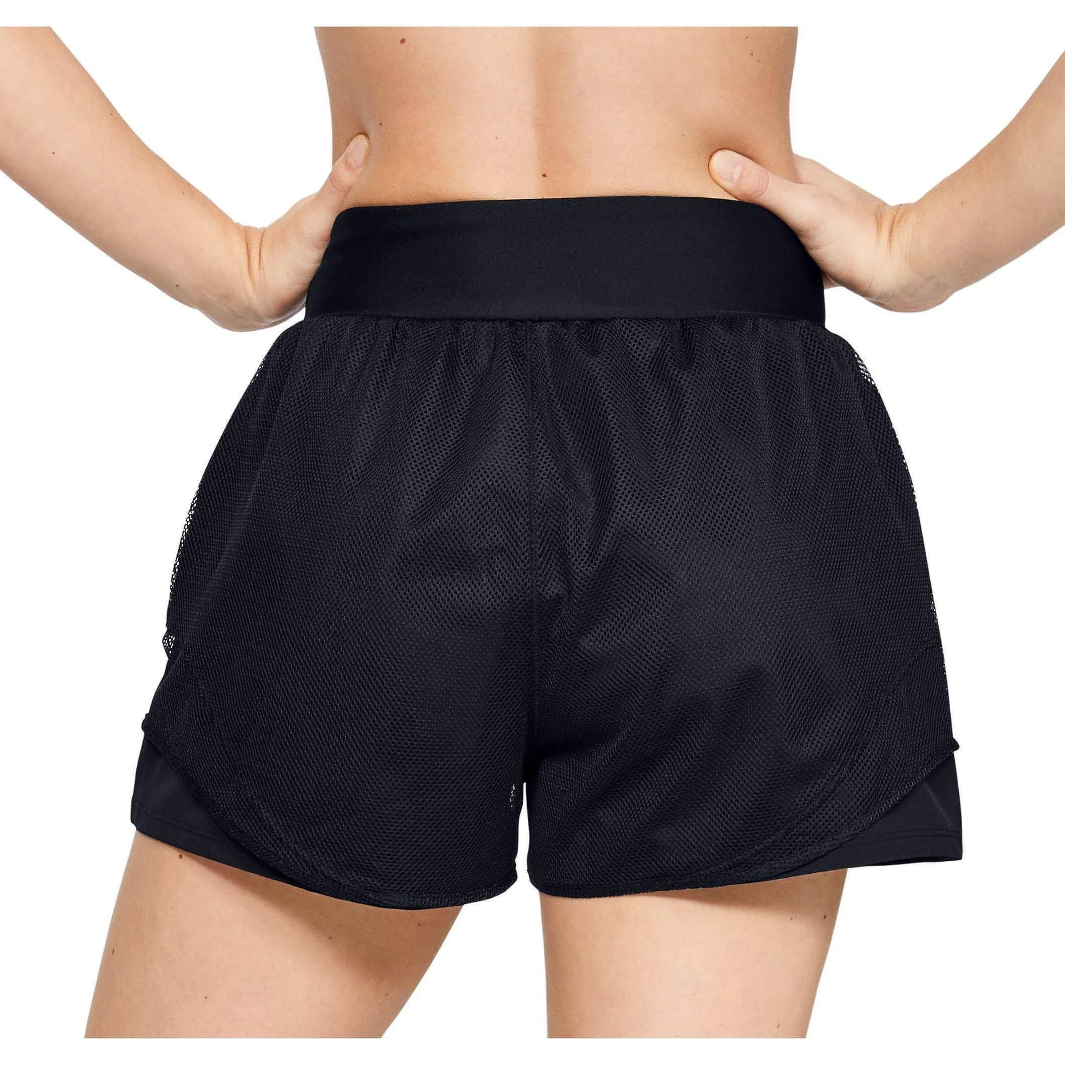 Under Armour Warrior Mesh Layer Womens Training Shorts - Black Value for Money Flexible Movement Cut