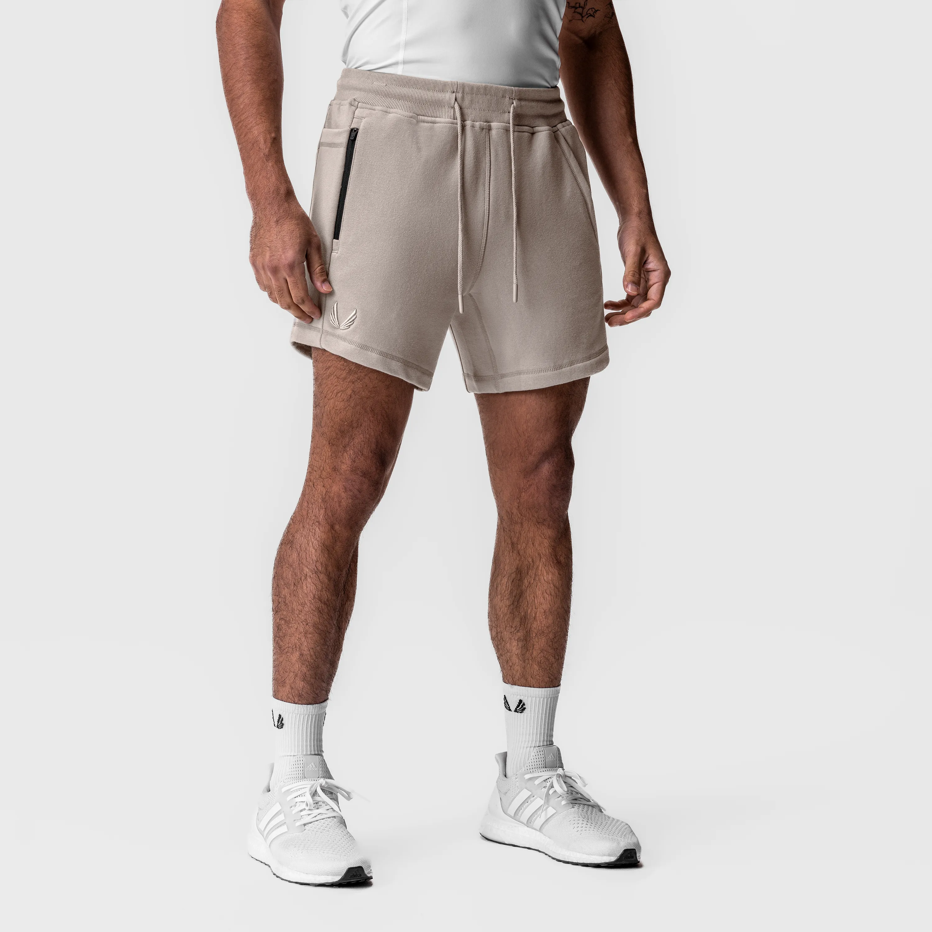 0867. Tech-Terry? Sidelock Sweat Short - Chai Comfortable Style