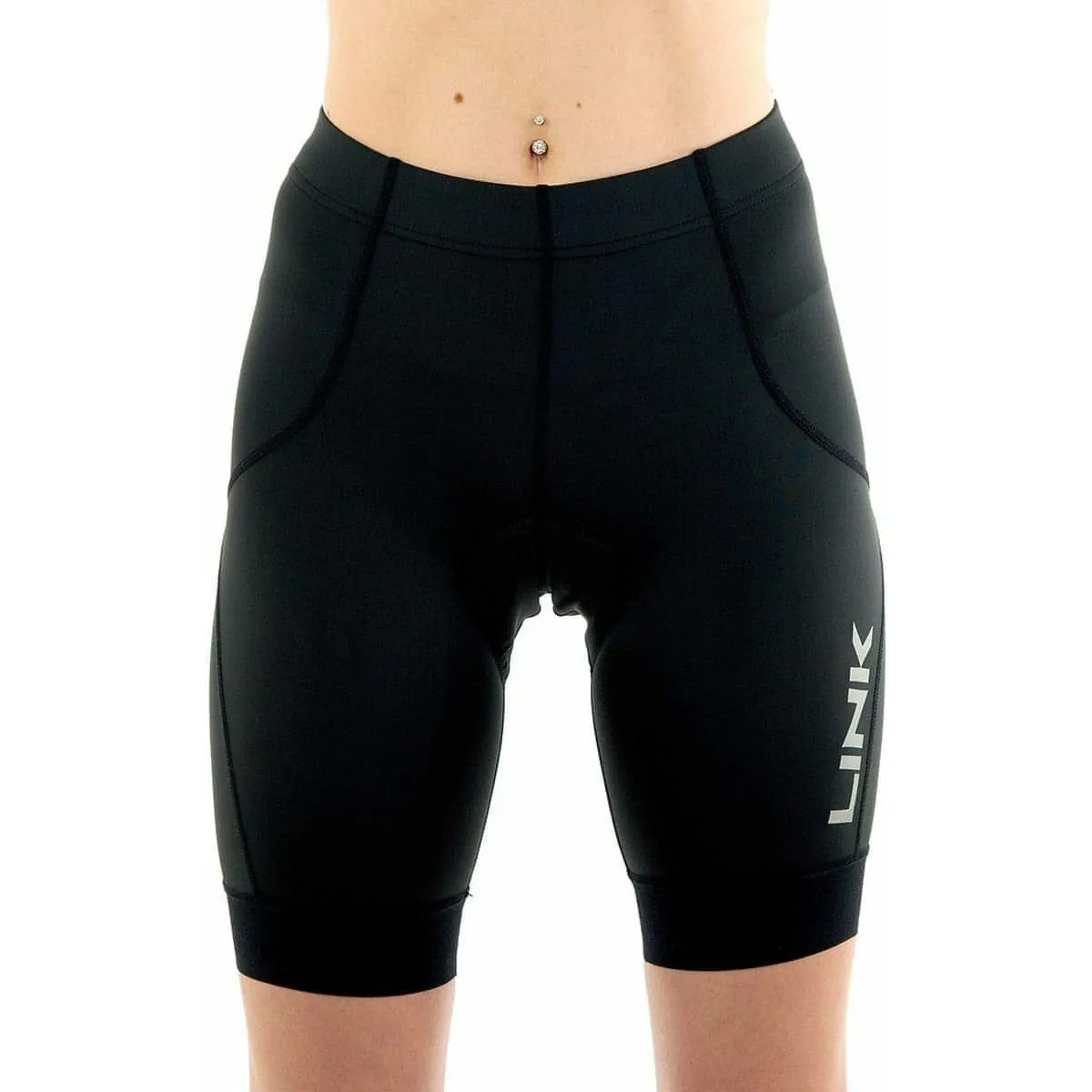 Link Ride Womens Cycling Shorts - Black School Uniform Durable Stitching
