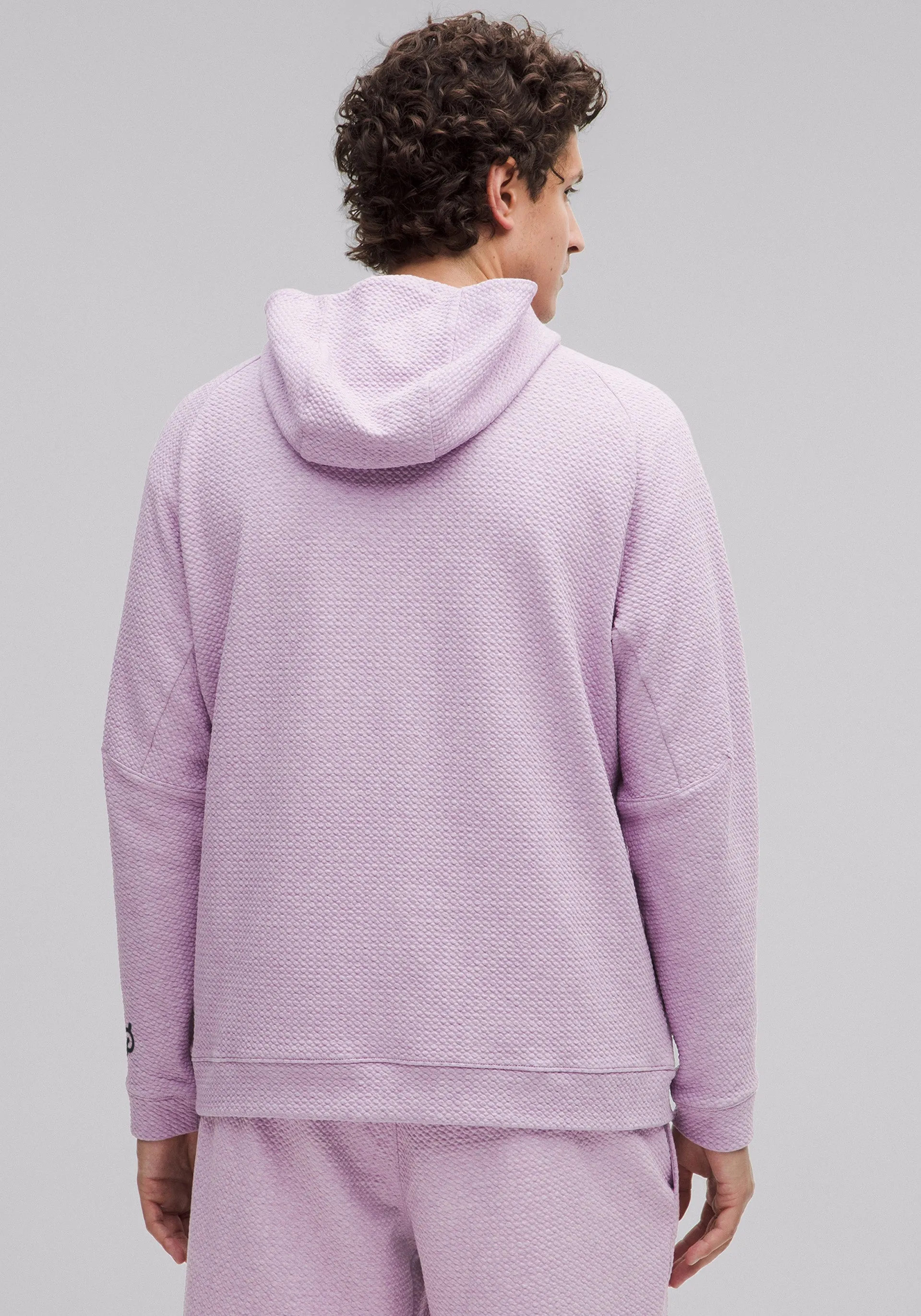 affordable choice linen option Textured Double-Knit Cotton Hoodie and Short Set