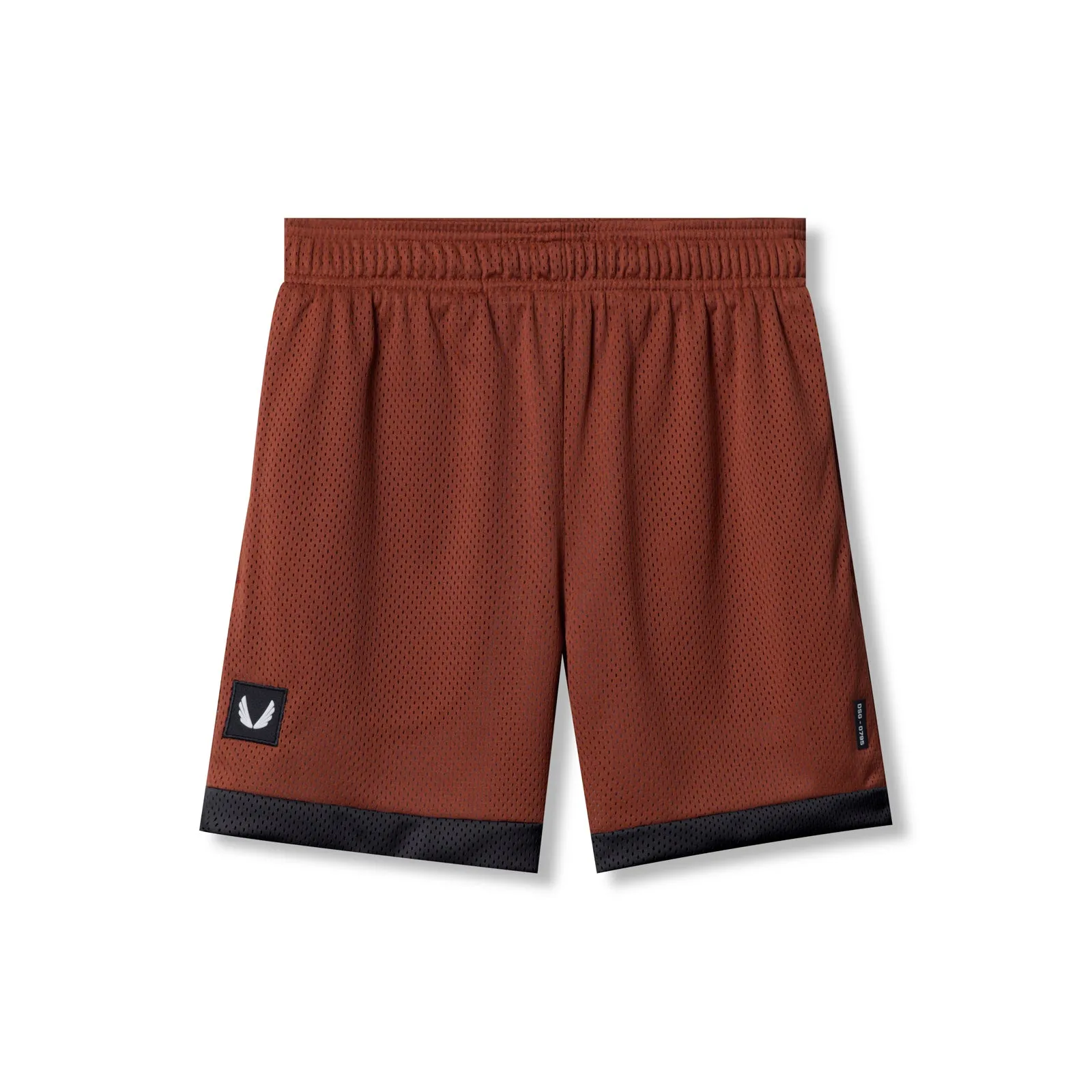 0795. SilverPlus? Mesh Reversible Short - Brick/Black Daily Use
