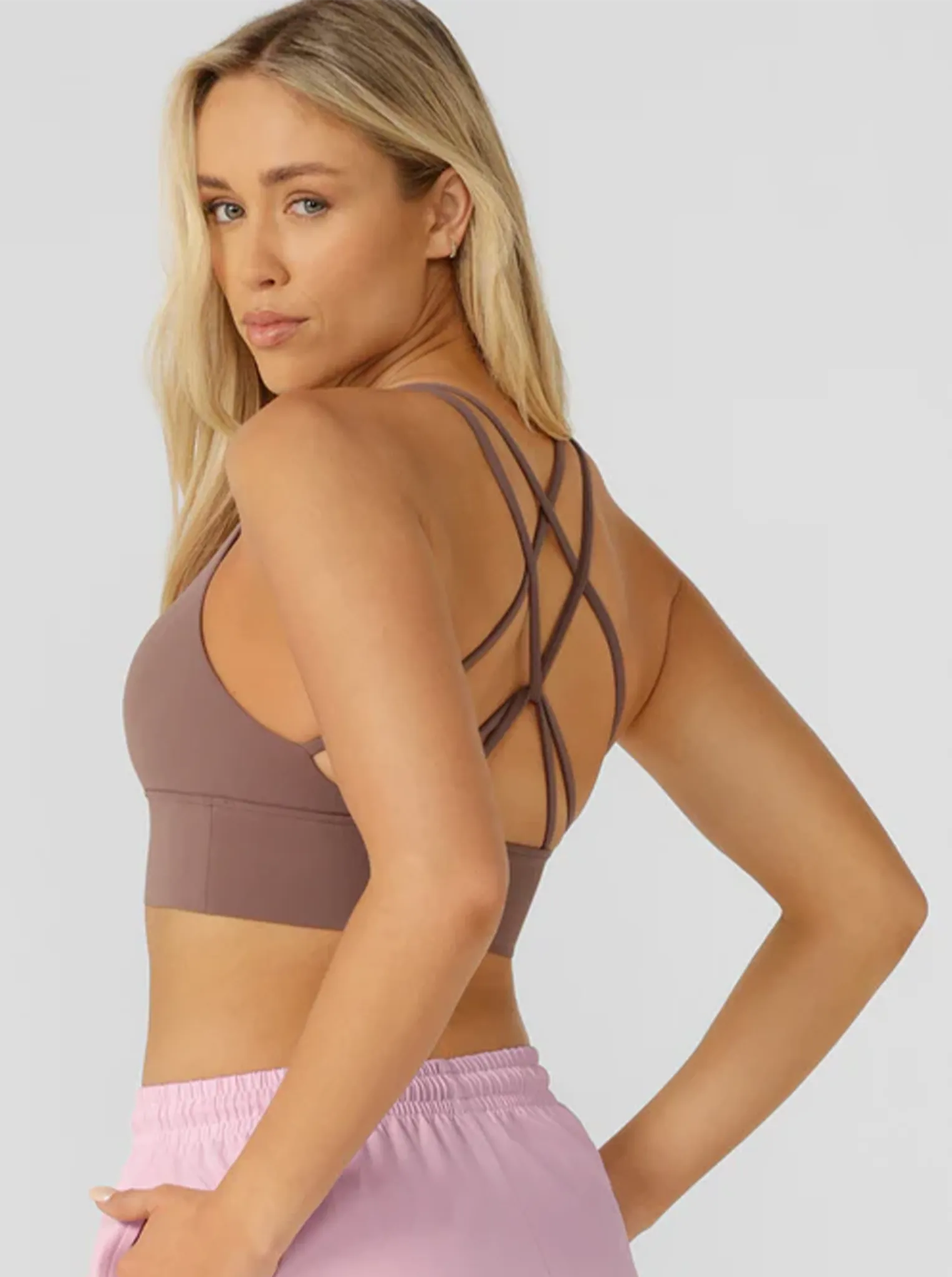 Lotus Longline Sports Bra outdoor concert style