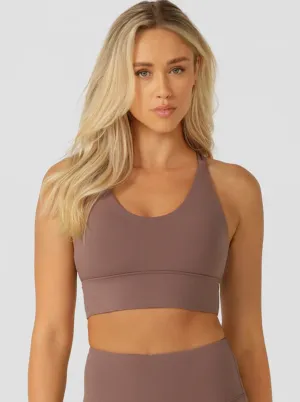 Travel Shorts Fashionable Look Lotus Longline Sports Bra