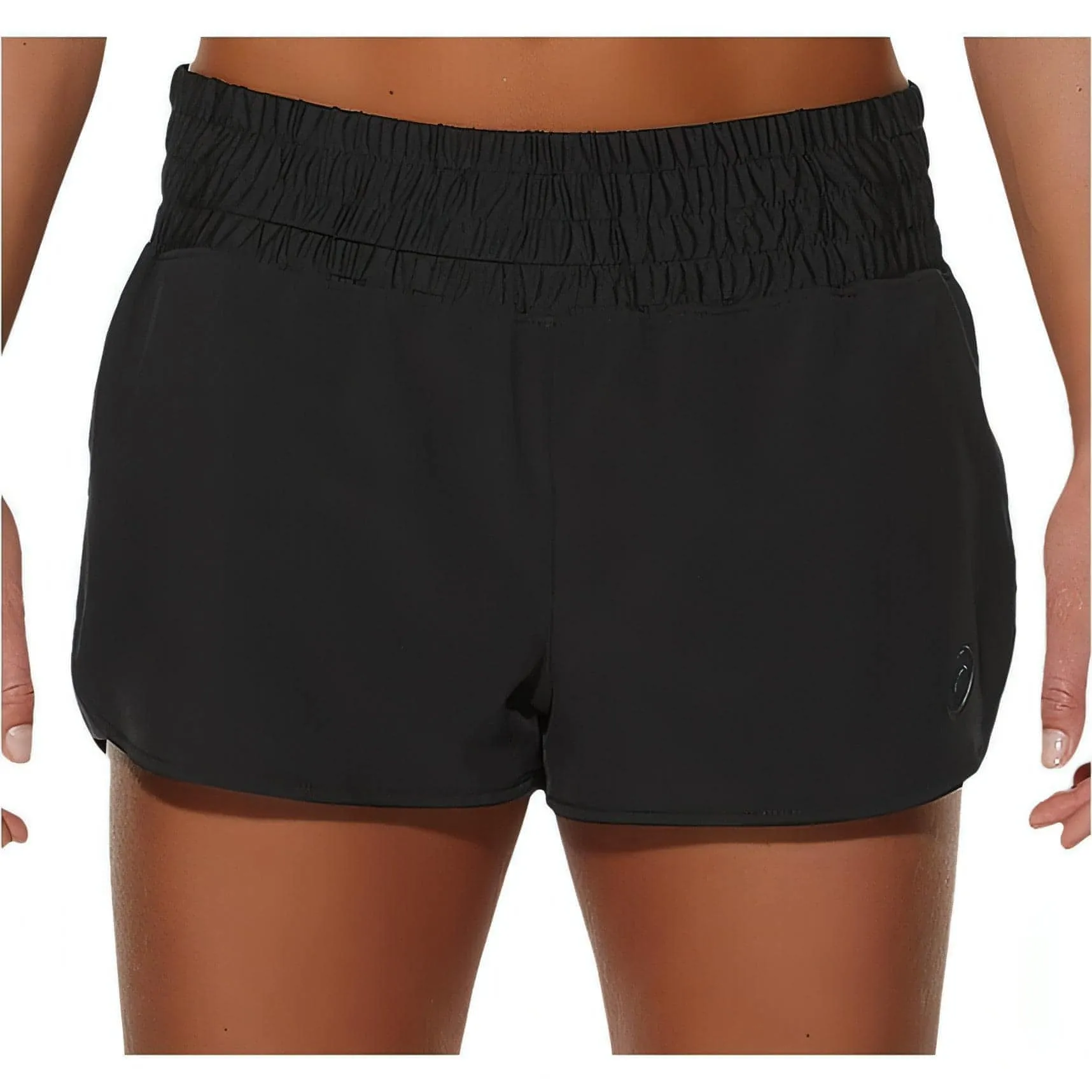 All Purpose Utility Fit skiing gear Asics Woven Womens Running Shorts - Black