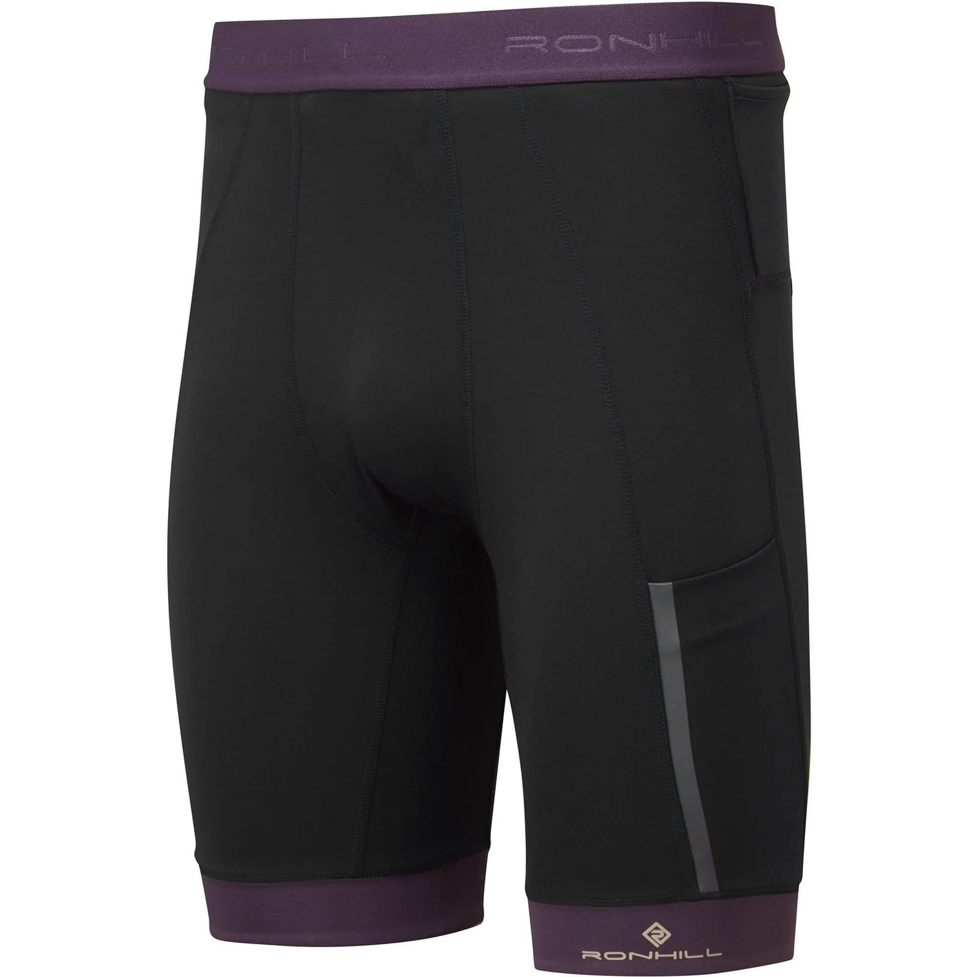 Hiking shorts Ronhill Tech Ultra 9 Inch Mens Short Running Tights - Black
