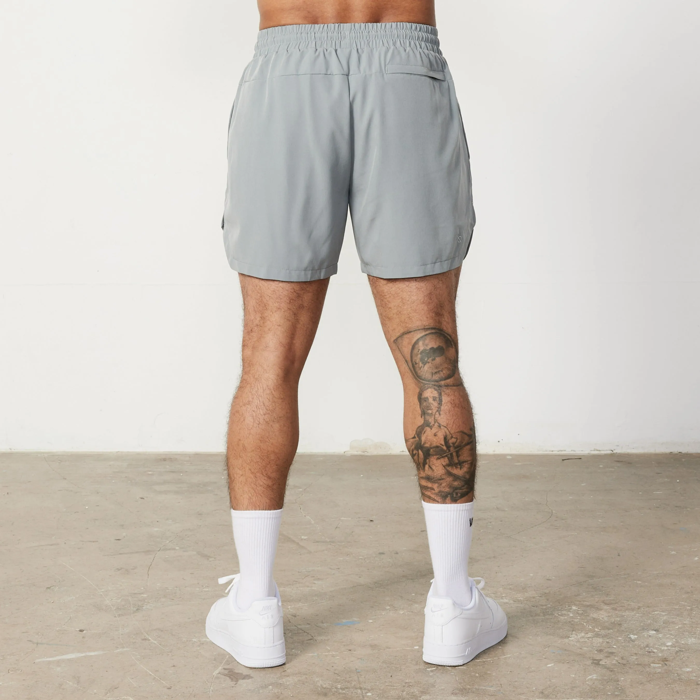 Lightweight Material Vanquish Essential Steel Grey Performance 4" Shorts