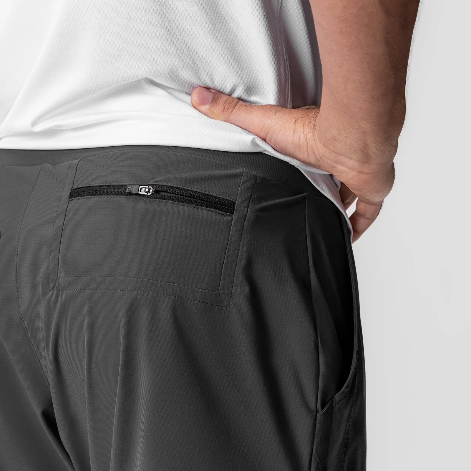 0751. Tetra-Lite? 5" Linerless Short - Space Grey "Reflective Classic" Sweat Wicking Technology Artisanal