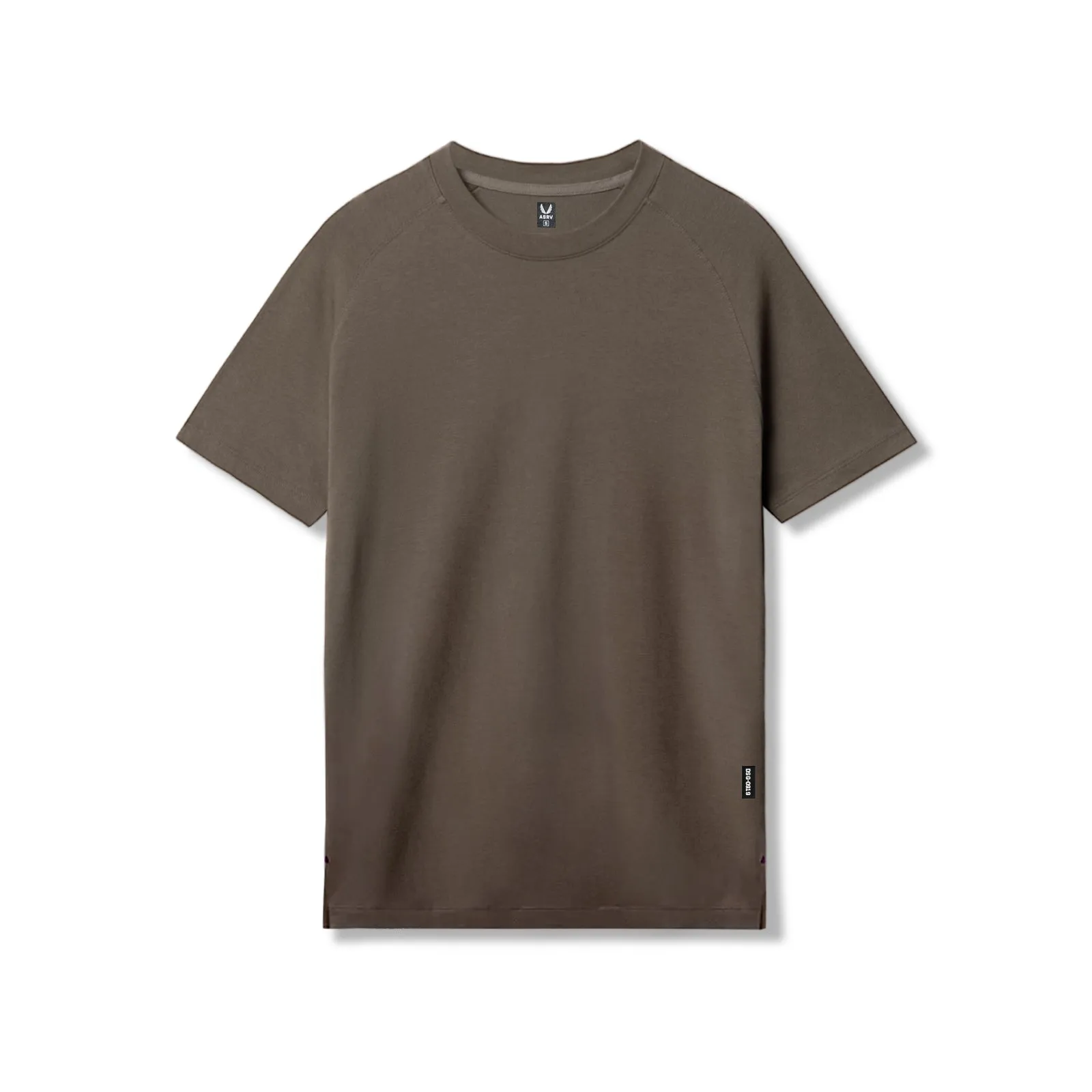 0919. Supima? Fitted Tee - Deep Taupe High-Quality Cotton NeutralTonesCollection