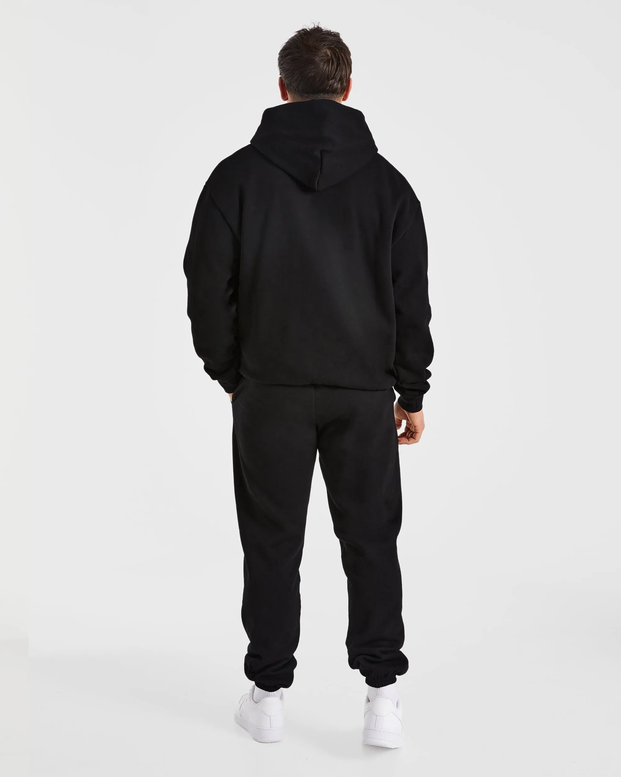 Sustainable production Essential Oversized Hoodie - Black